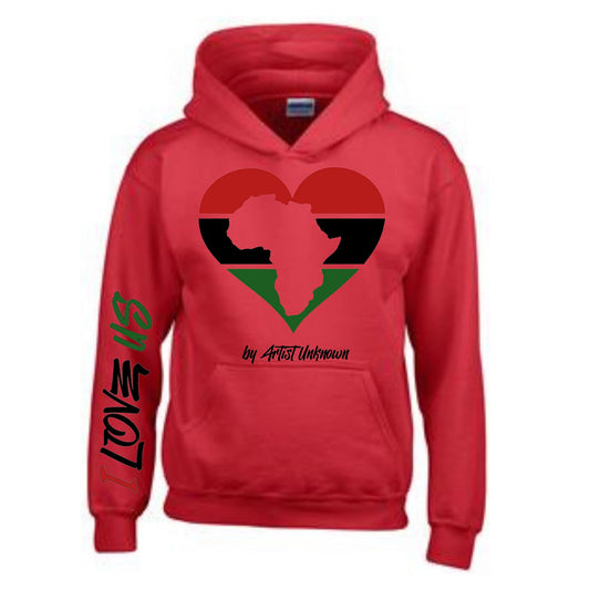 I LOVE US! (Heart Hoodie)