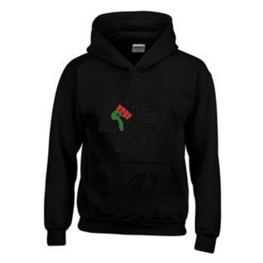 I LOVE US! (Fist stacked) Hoodie