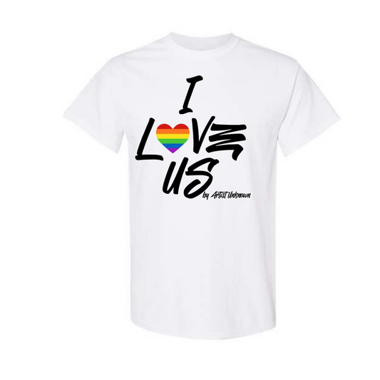 I LOVE US! ( Rainbow Heart shirts)