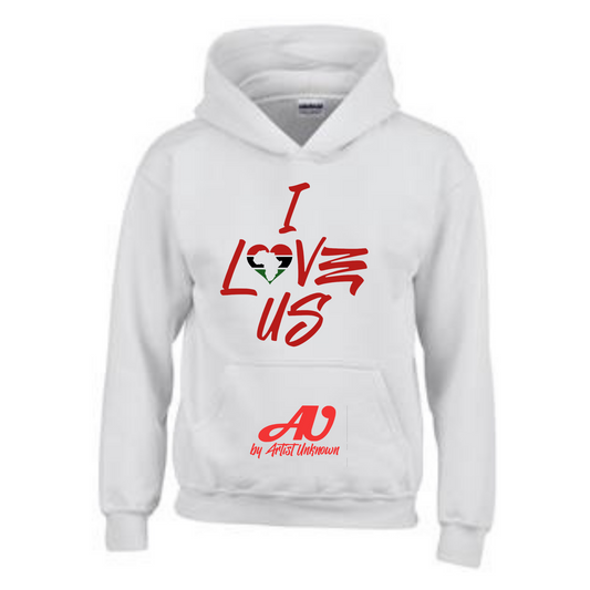 I LOVE US! (heart stacked) Hoodie