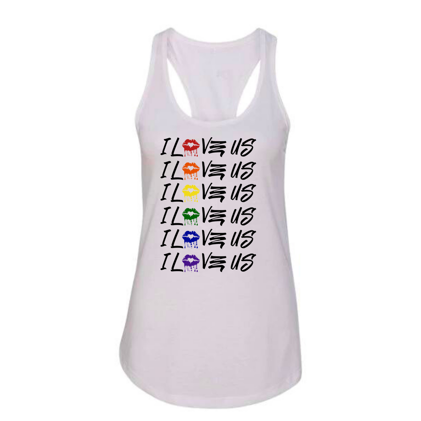 Pride Tanks (female) black lettering