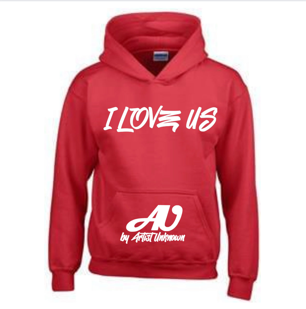 I LOVE US! (red hoodie)