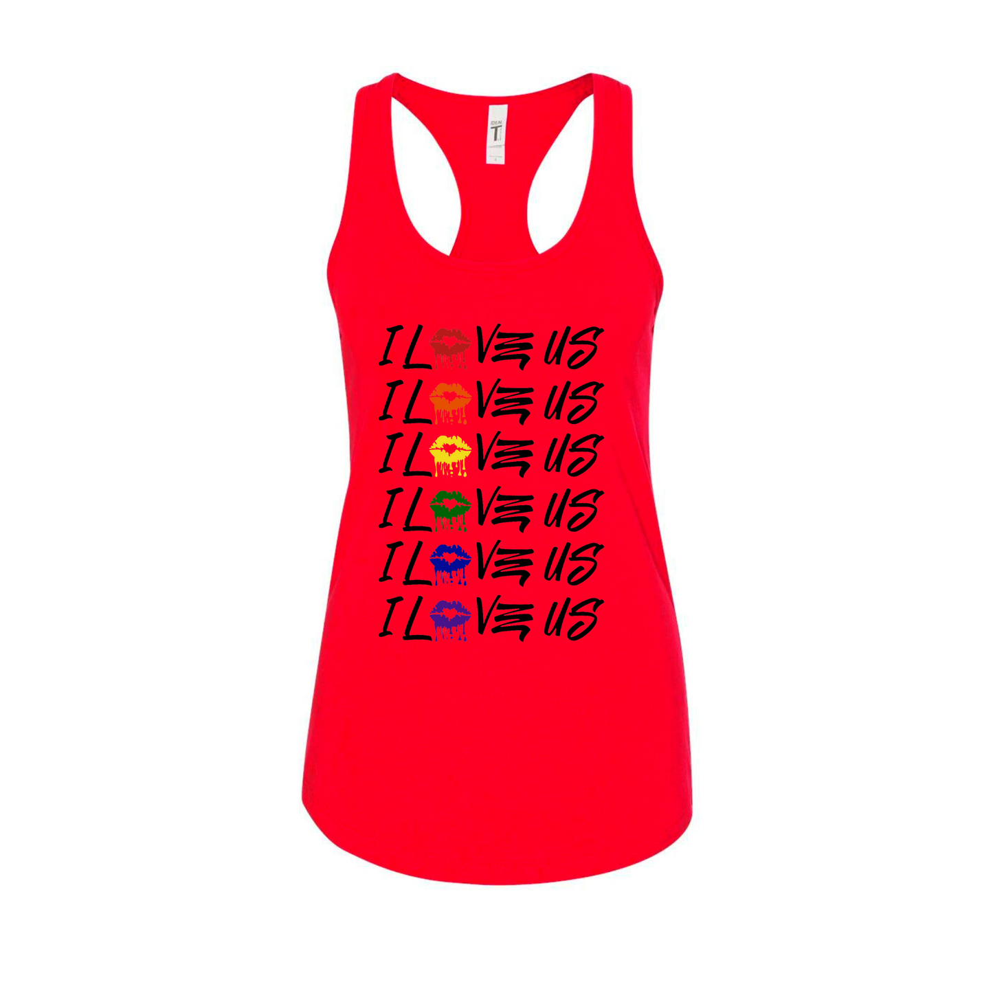 Pride Tanks (female) black lettering