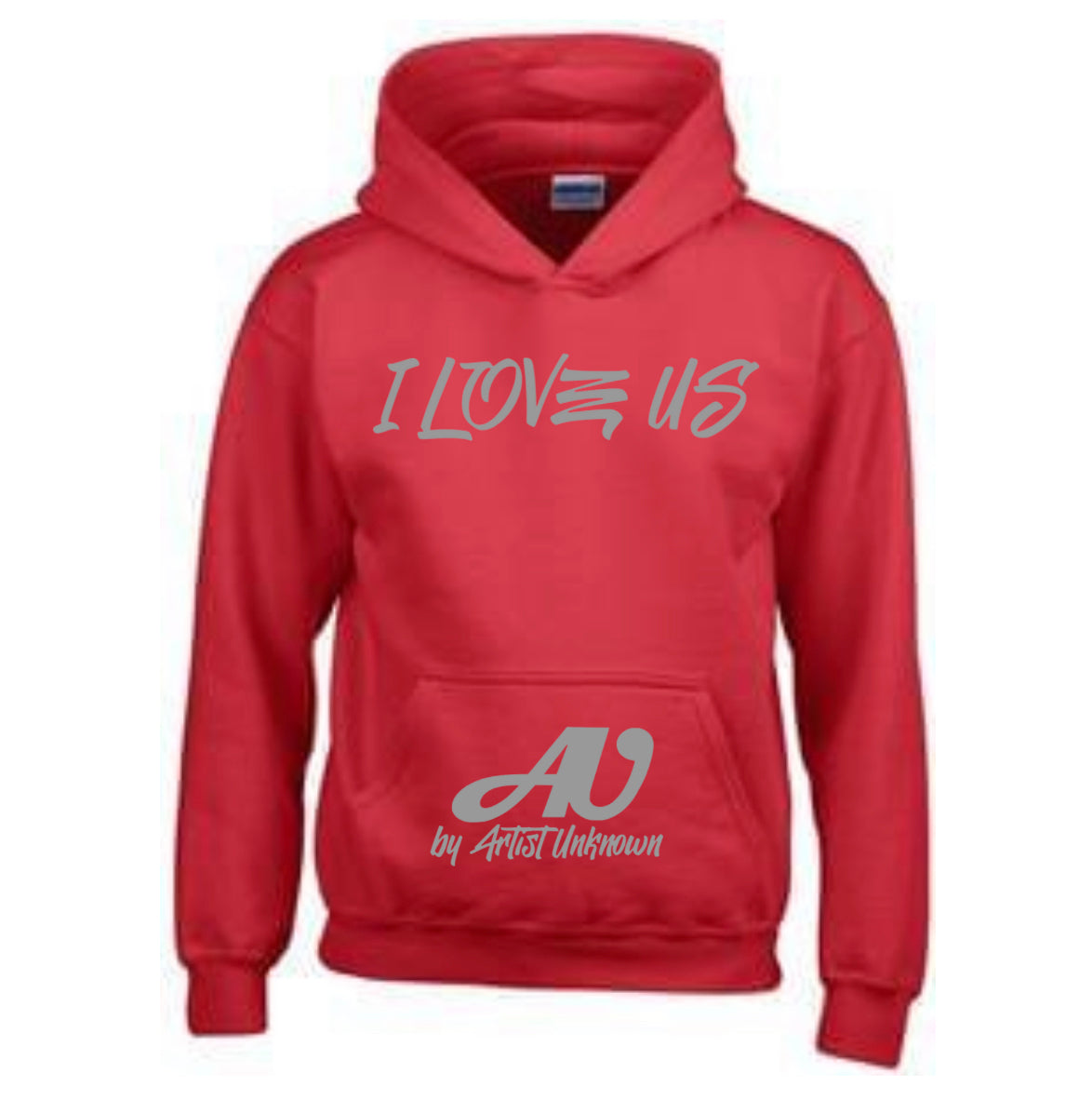 I LOVE US! (red hoodie)