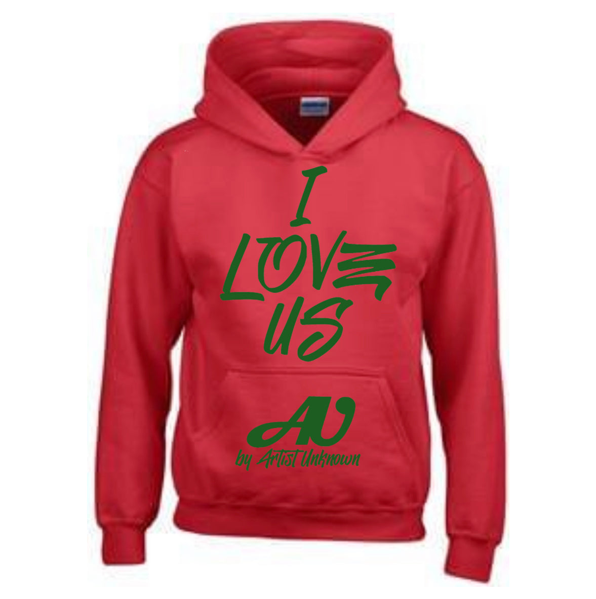 I LOVE US! (red hoodie)