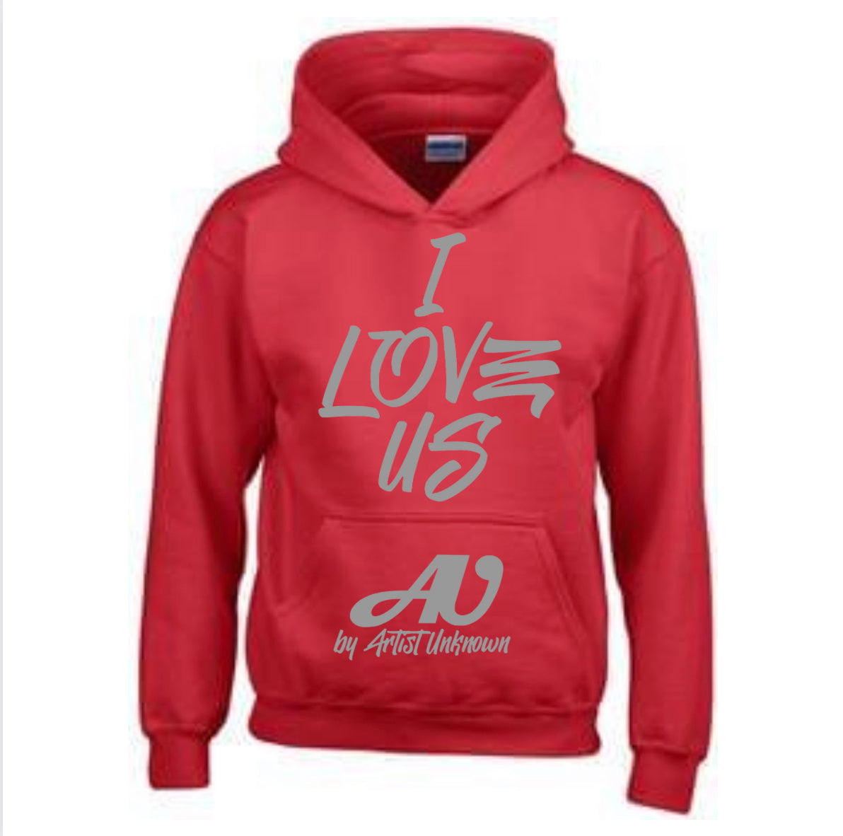 I LOVE US! (red hoodie)