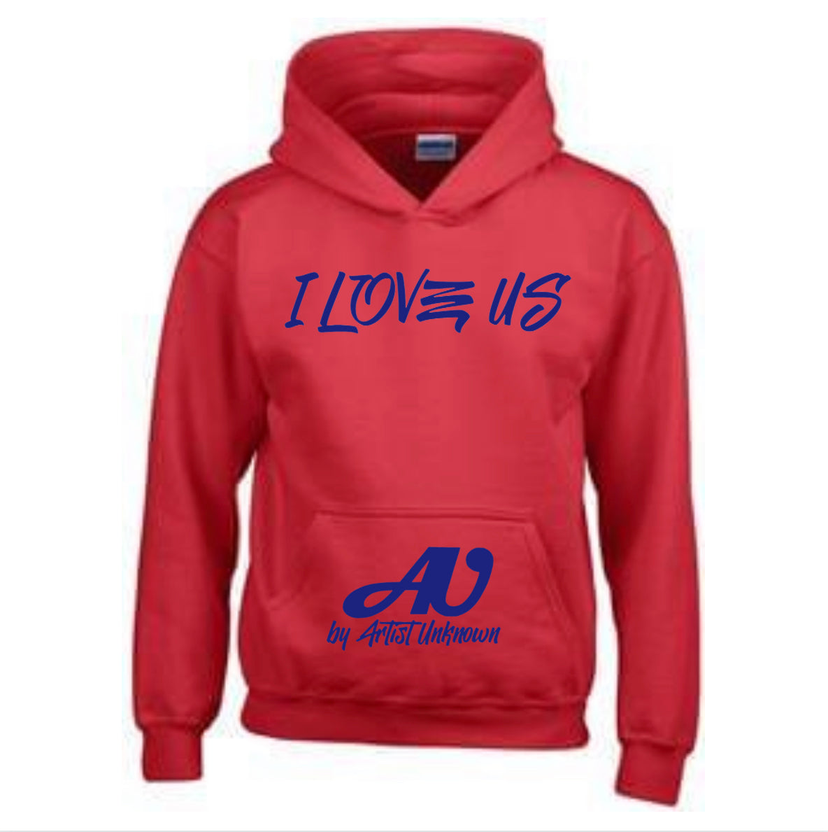 I LOVE US! (red hoodie)