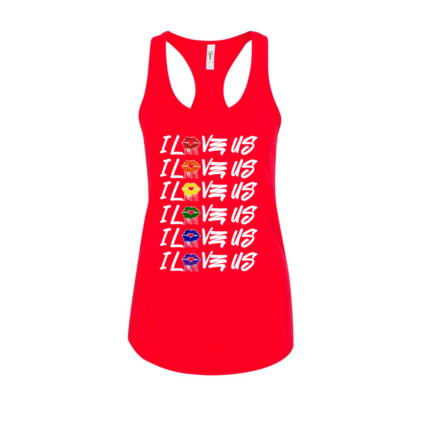 Pride Tanks (female) white lettering