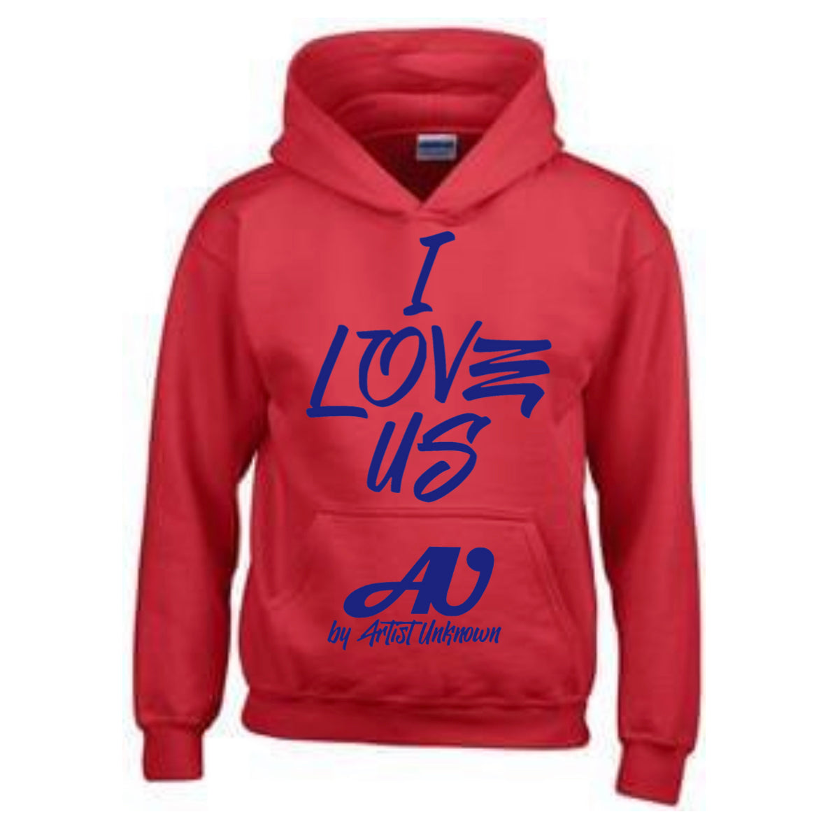 I LOVE US! (red hoodie)