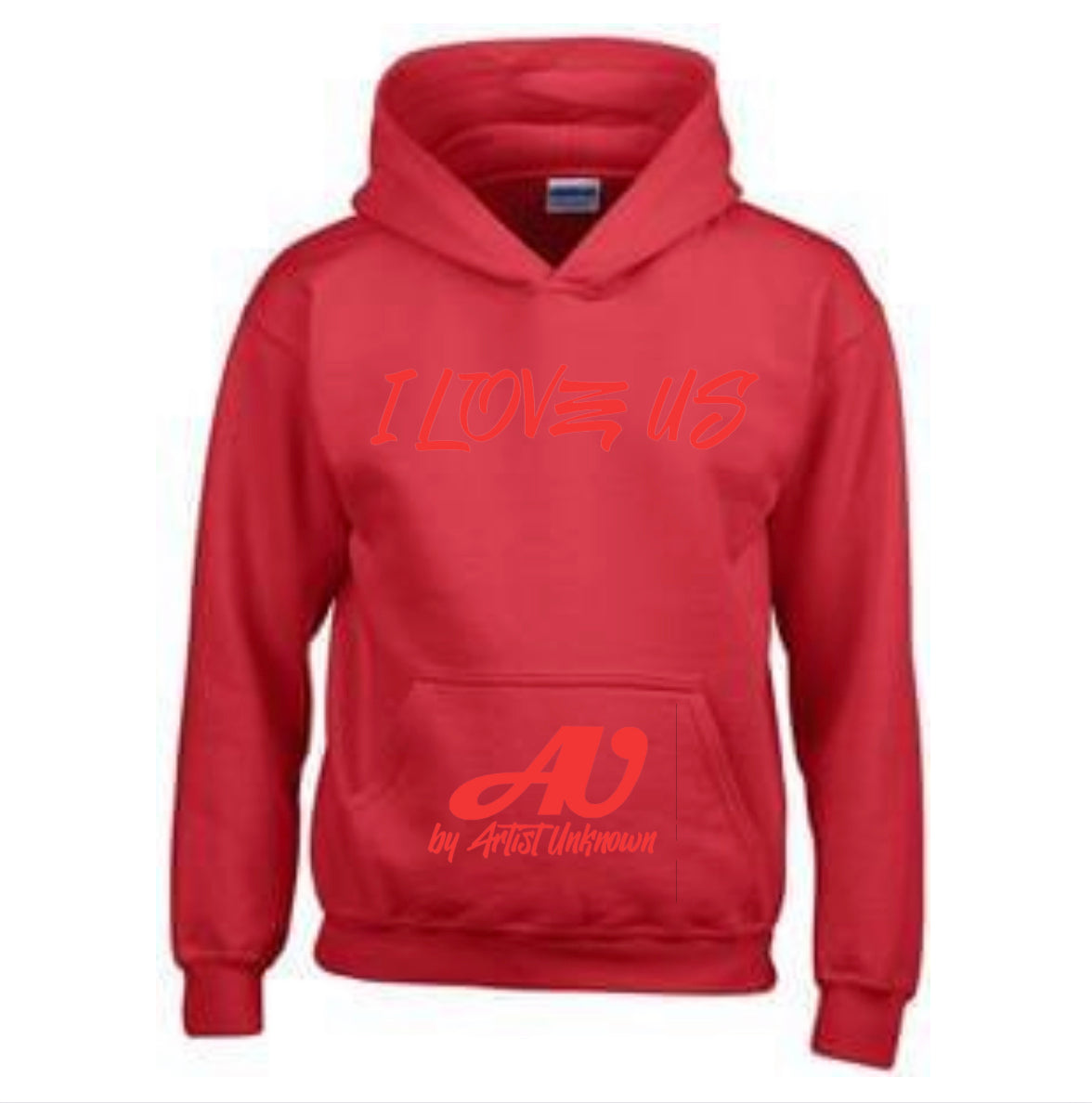 I LOVE US! (red hoodie)