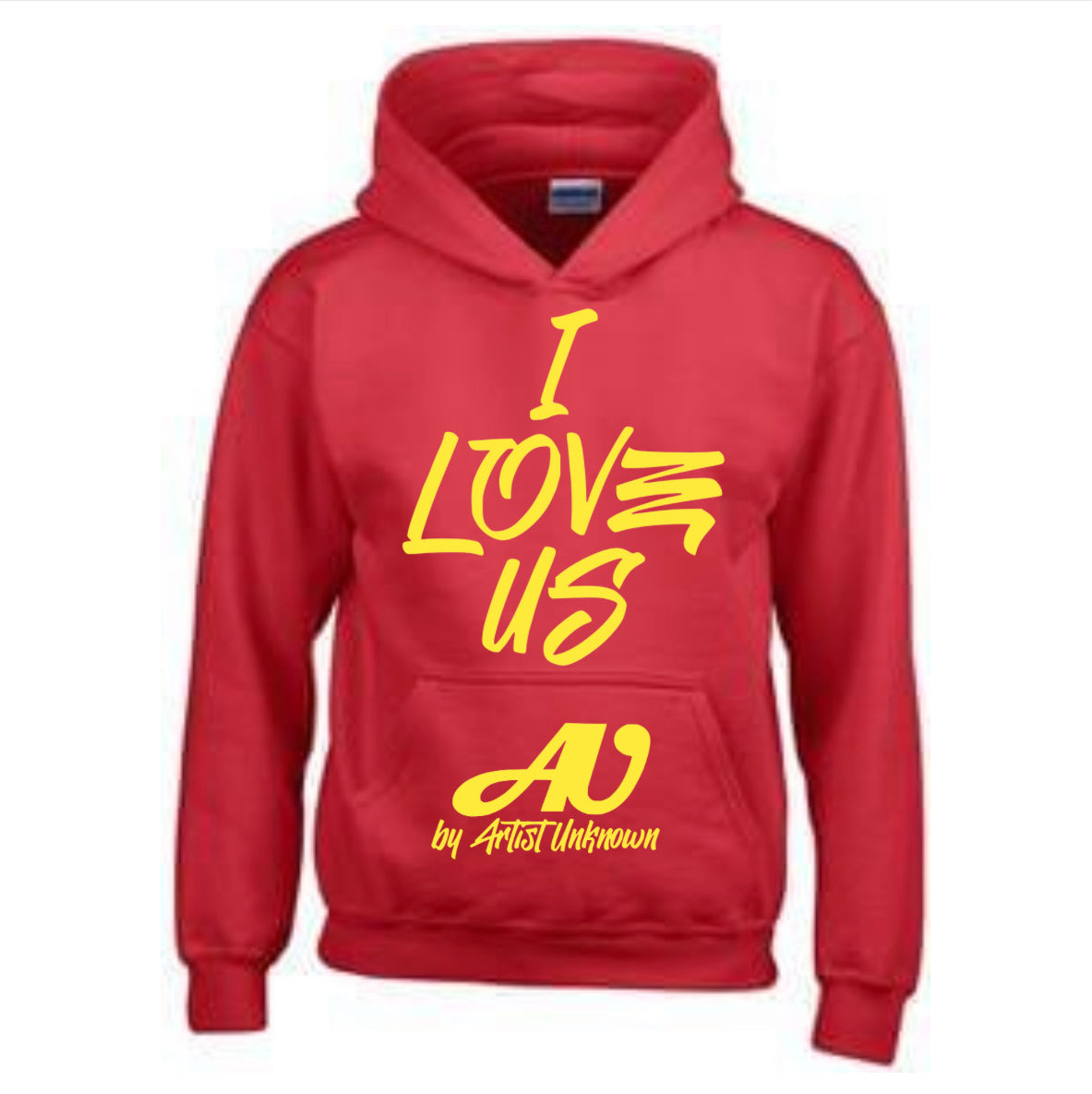 I LOVE US! (red hoodie)