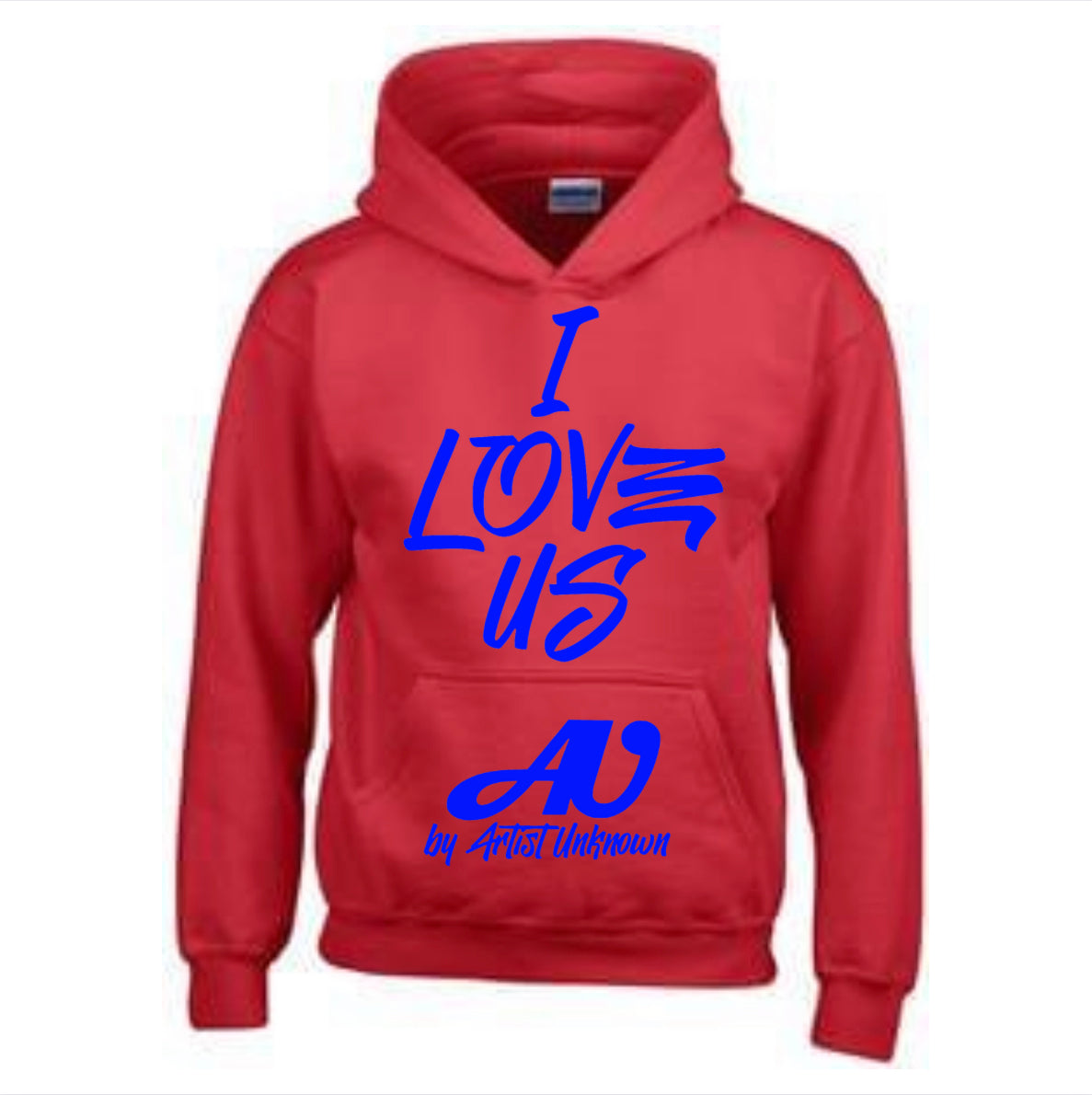 I LOVE US! (red hoodie)