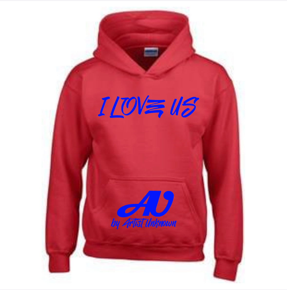 I LOVE US! (red hoodie)