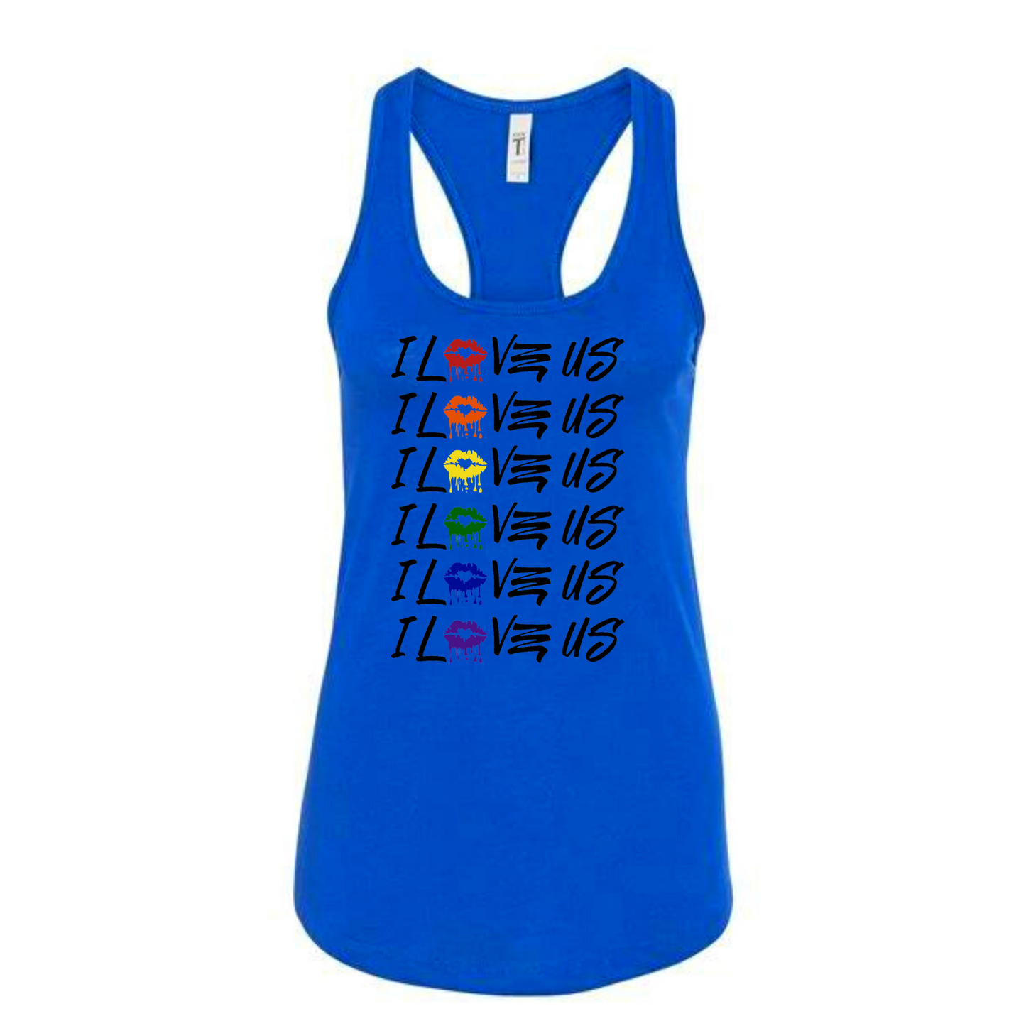 Pride Tanks (female) black lettering