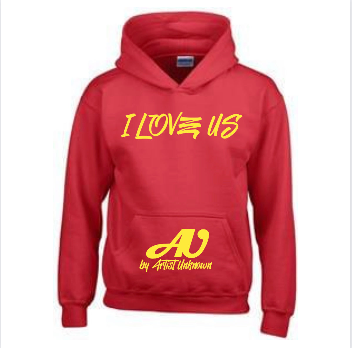I LOVE US! (red hoodie)