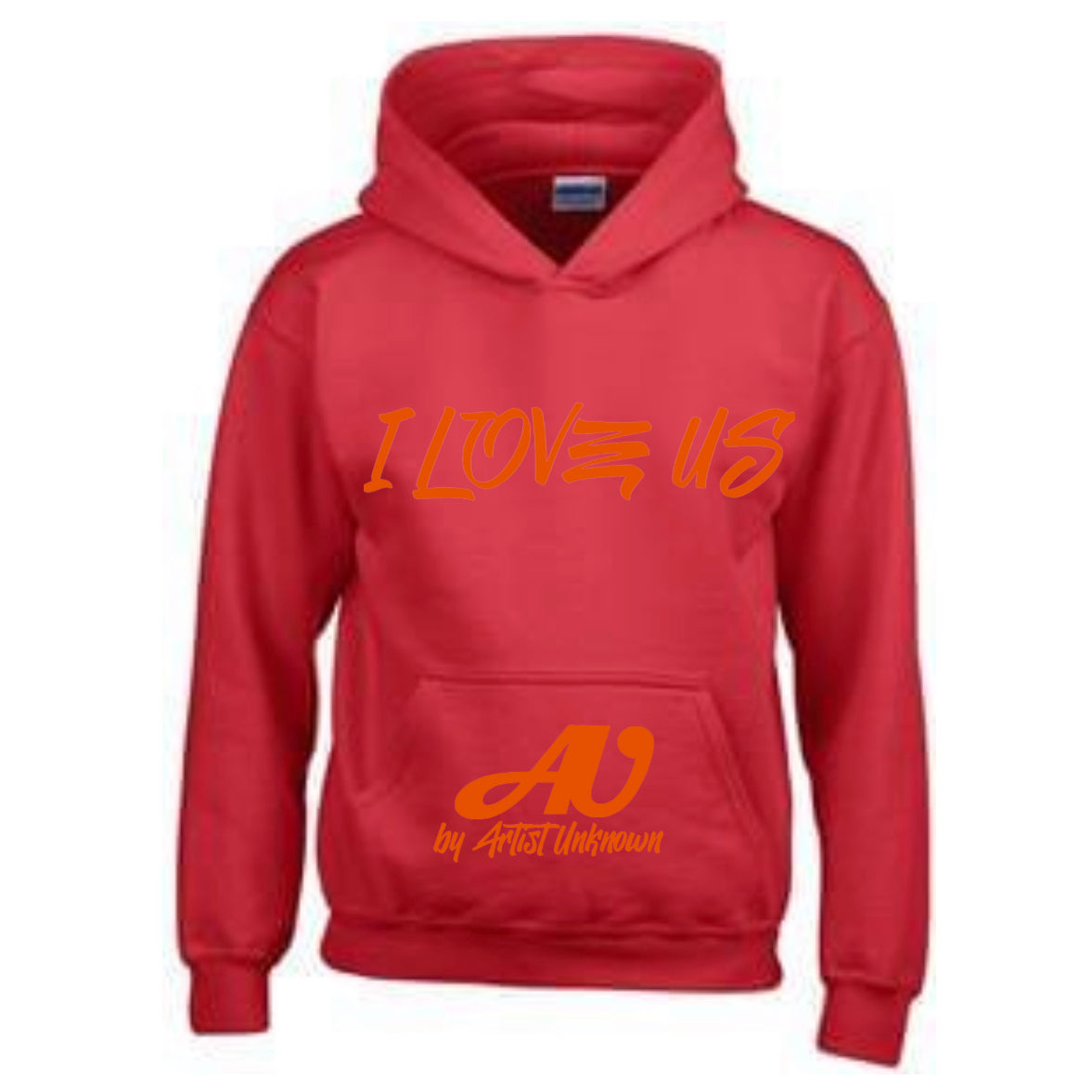 I LOVE US! (red hoodie)