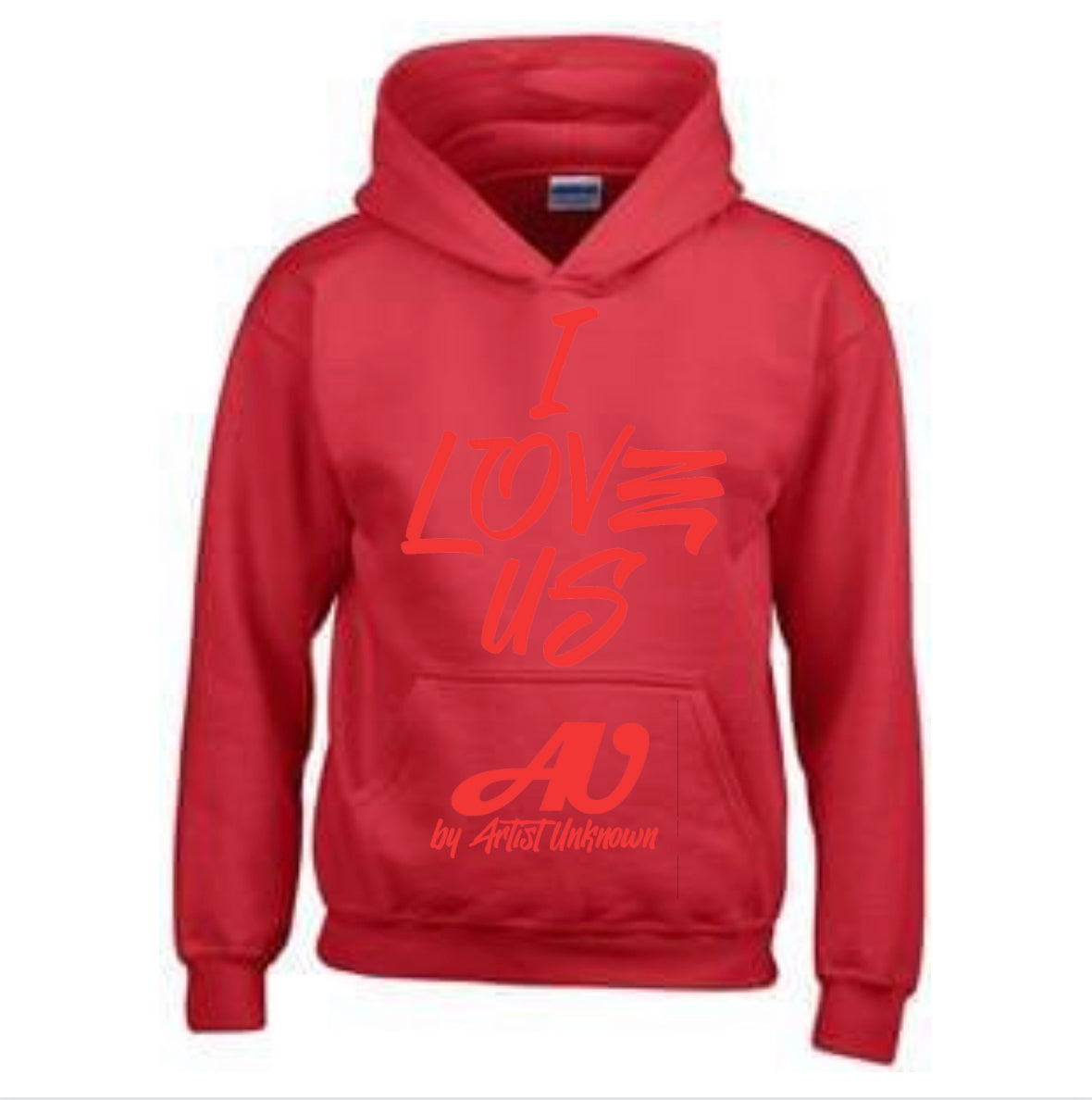 I LOVE US! (red hoodie)