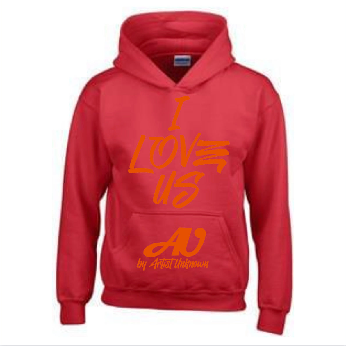 I LOVE US! (red hoodie)
