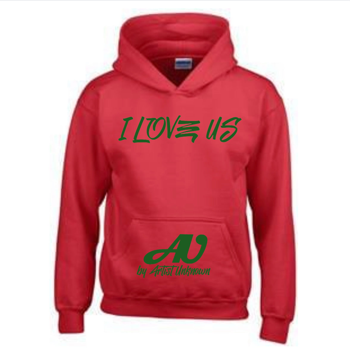 I LOVE US! (red hoodie)